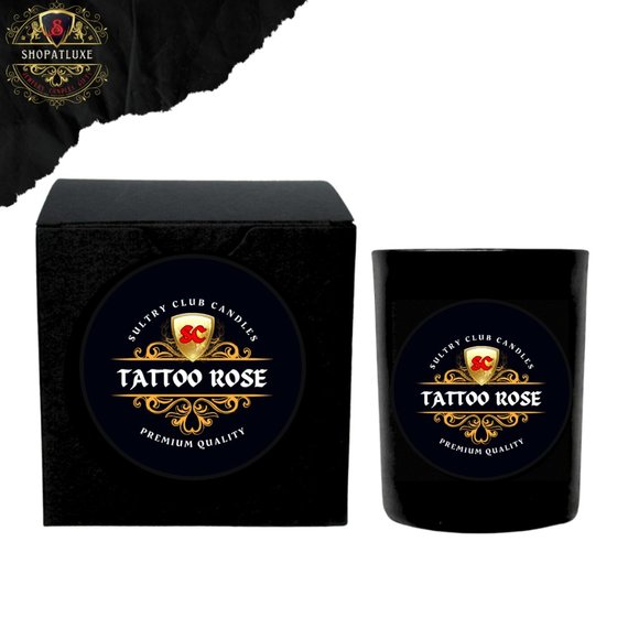 TATTOO ROSE LUXURY Candle - Picture 2 of 2